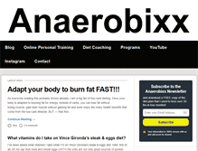 Tablet Screenshot of anaerobixx.com